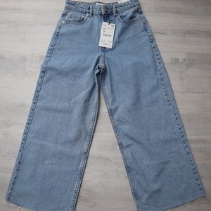 Zara Jeans - Hi rise cropped - Culotte